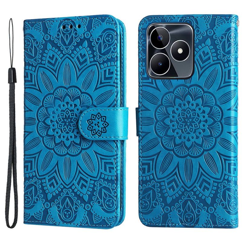 Flip Cover Realme C53 Mandala Med Rem