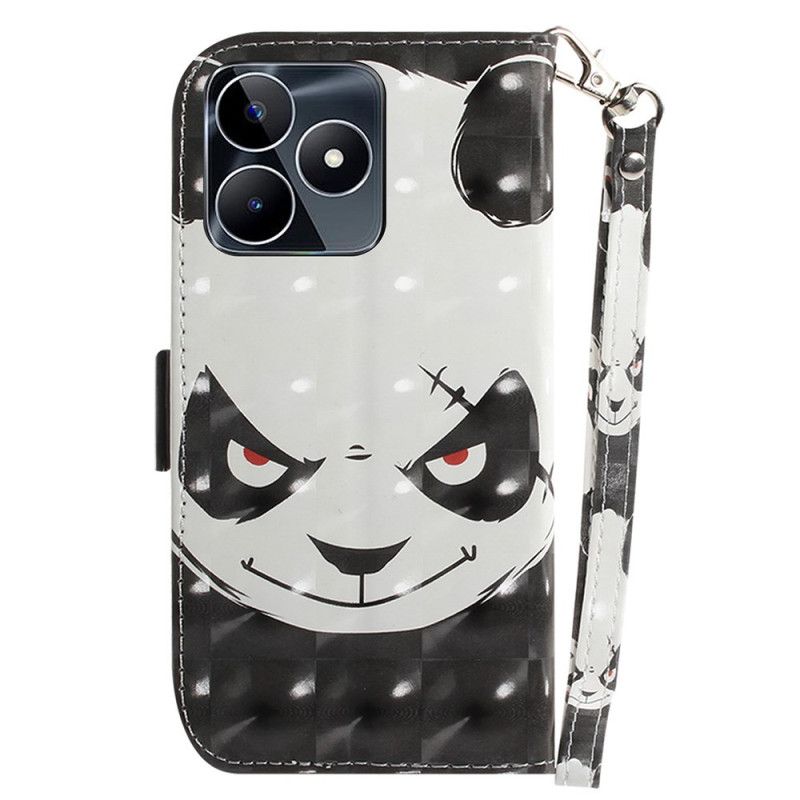 Flip Cover Realme C53 Vred Panda