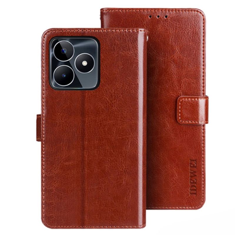 Flip Cover Til Realme C53 Kunstlæder Idewei