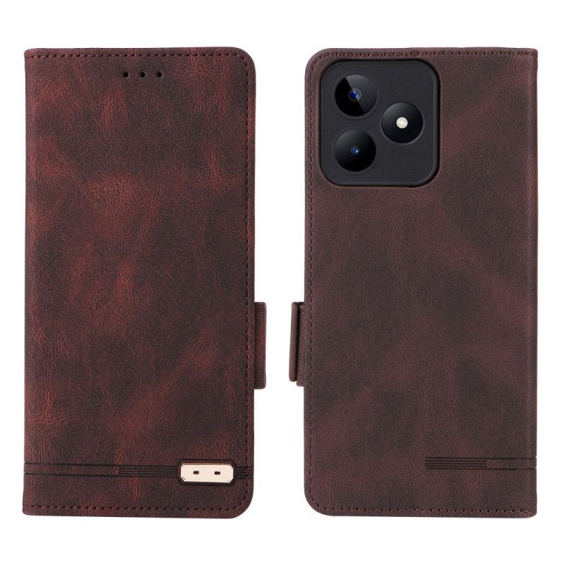 Læder Cover Realme C53 Telefon Etui Retrodesign
