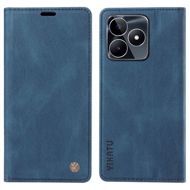 Læder Cover Realme C53 Telefon Etui Yikatu