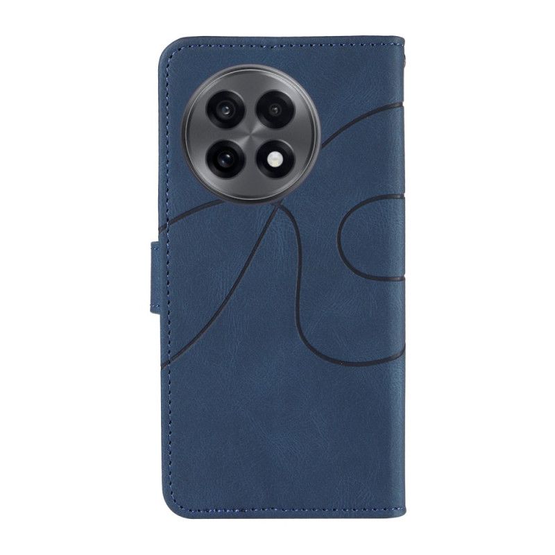 Flip Cover Oneplus 13r Bølgede Linjer
