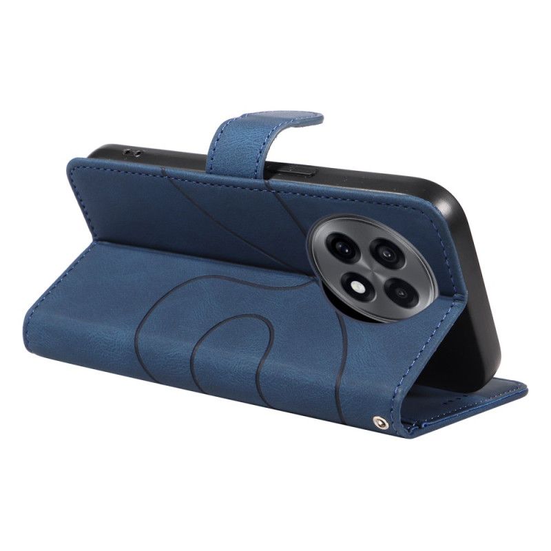 Flip Cover Oneplus 13r Bølgede Linjer