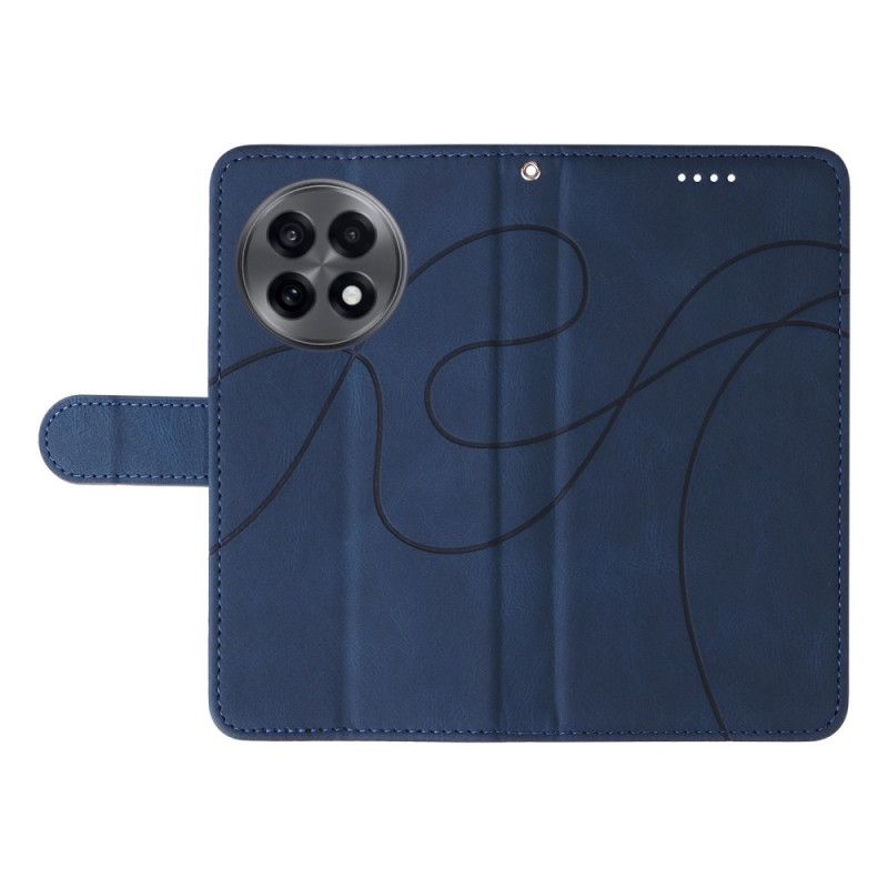 Flip Cover Oneplus 13r Bølgede Linjer
