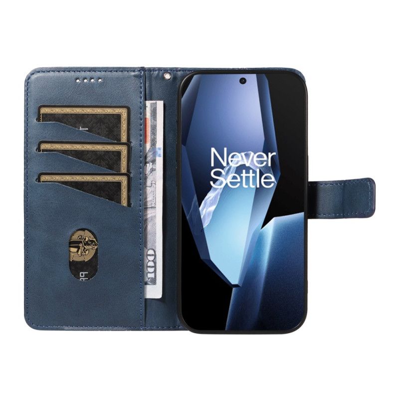 Flip Cover Oneplus 13r Geometrisk Design