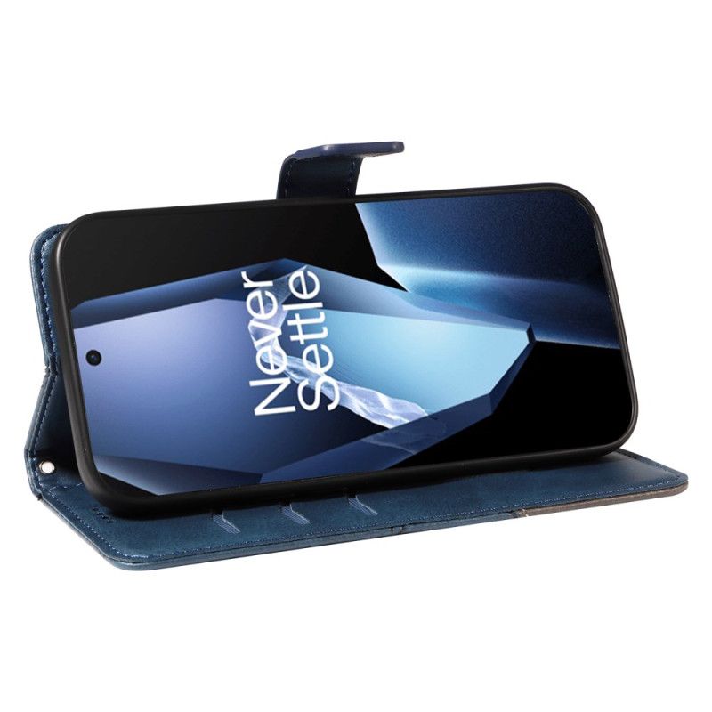 Flip Cover Oneplus 13r Geometrisk Design