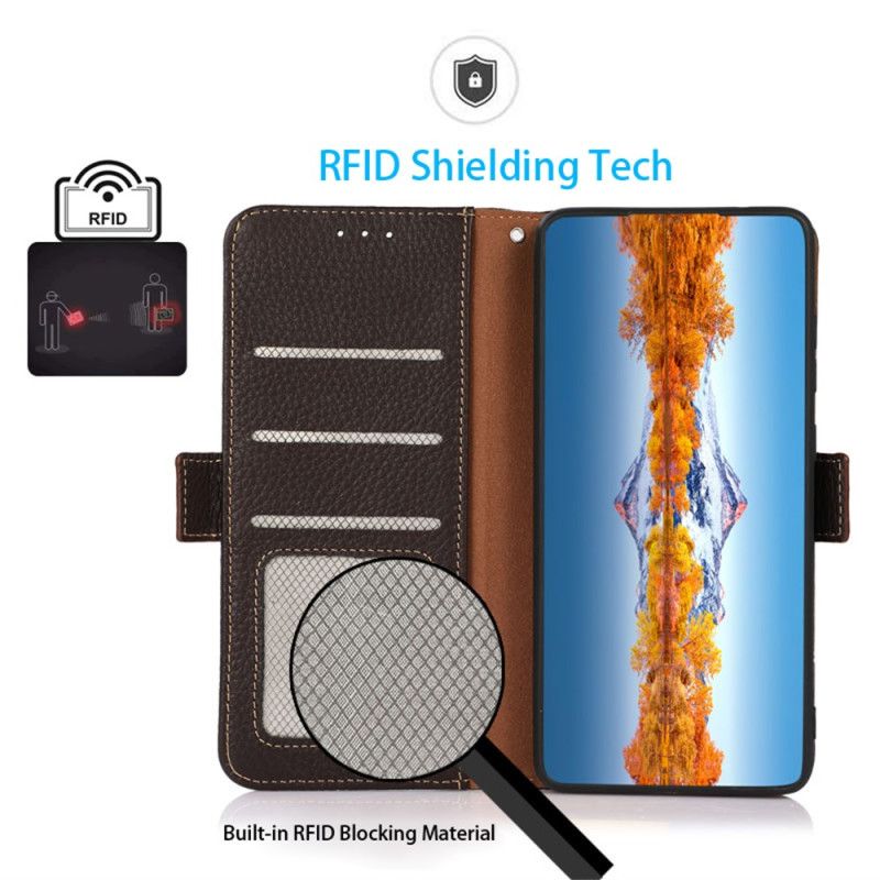 Flip Cover Oneplus 13r Khazneh Læder Rfid Beskyttelse