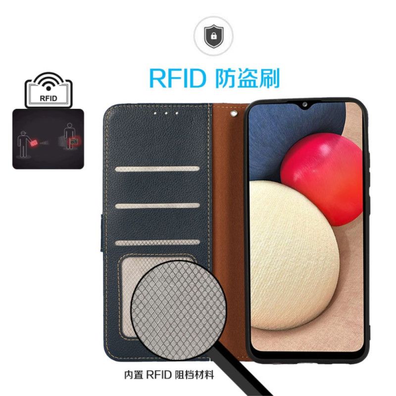 Flip Cover Oneplus 13r Khazneh Tofarvet Rfid-beskyttelse