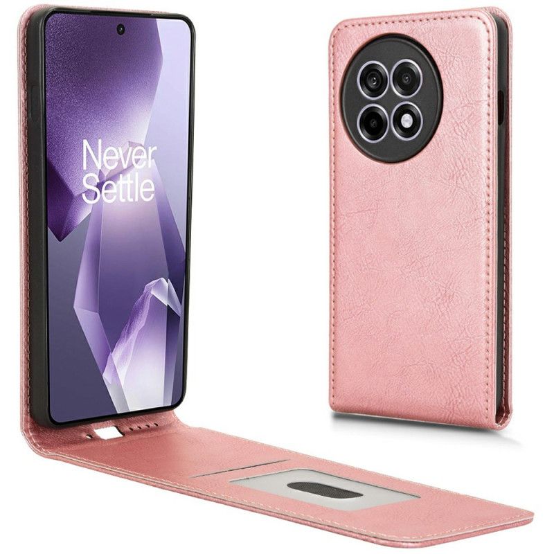 Flip Cover Oneplus 13r Kunstlæder Med Lodret Flap