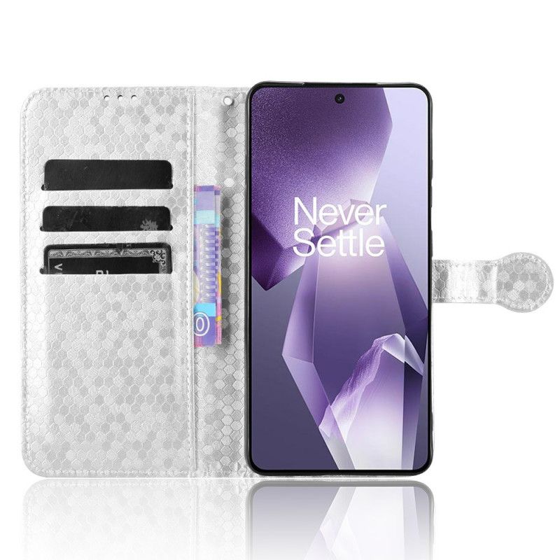 Flip Cover Oneplus 13r Skinnende Prikker