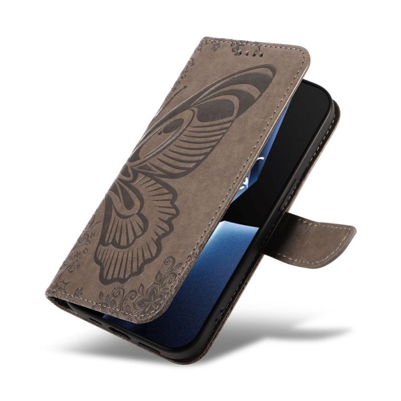 Flip Cover Oneplus 13r Sommerfugledesign Rem Pung