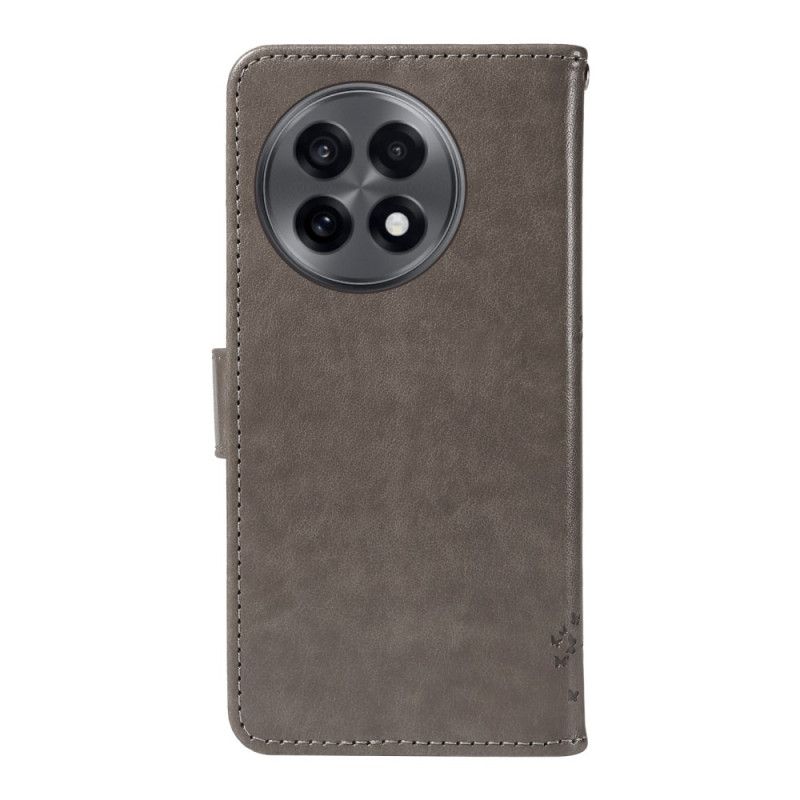 Flip Cover Oneplus 13r Træ Og Kat