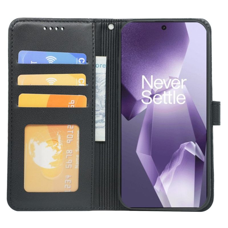 Flip Cover Til Oneplus 13r Dobbelt Kortholderrem