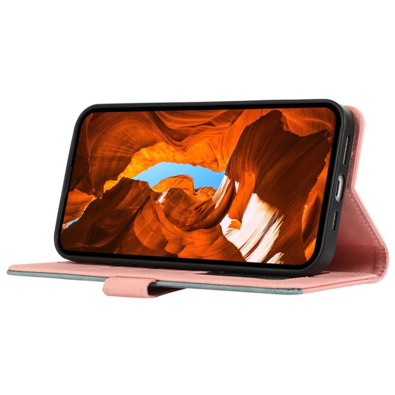 Flip Cover Til Oneplus 13r Tofarvet Abeel