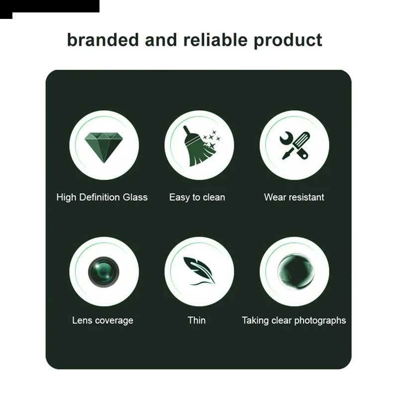 Hærdet Glaslinsebeskytter Til Oneplus 13r (sort Version)