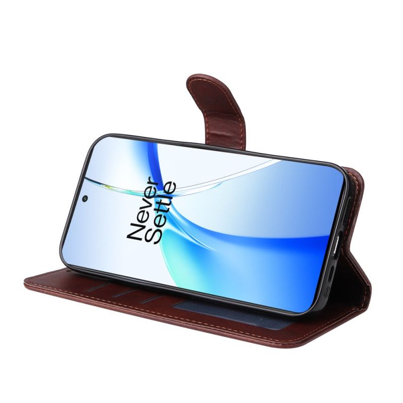 Læder Cover Oneplus 13r Almindelig Læderrem