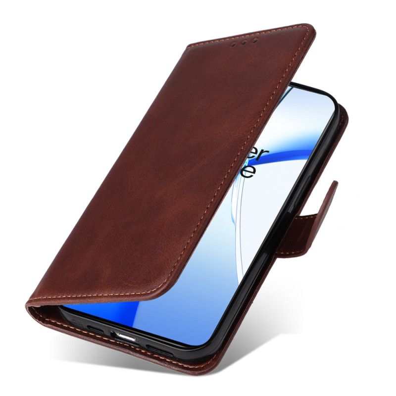 Læder Cover Oneplus 13r Almindelig Læderrem