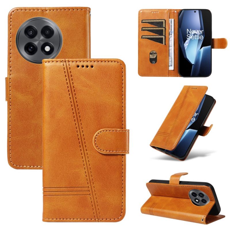 Læder Cover Oneplus 13r Linjer