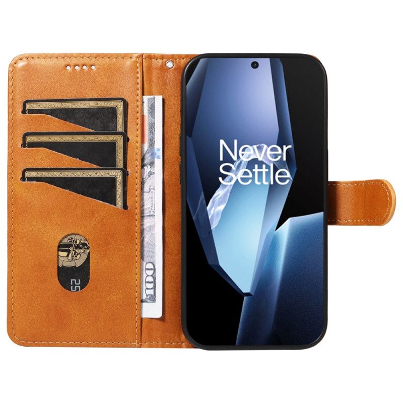 Læder Cover Oneplus 13r Linjer