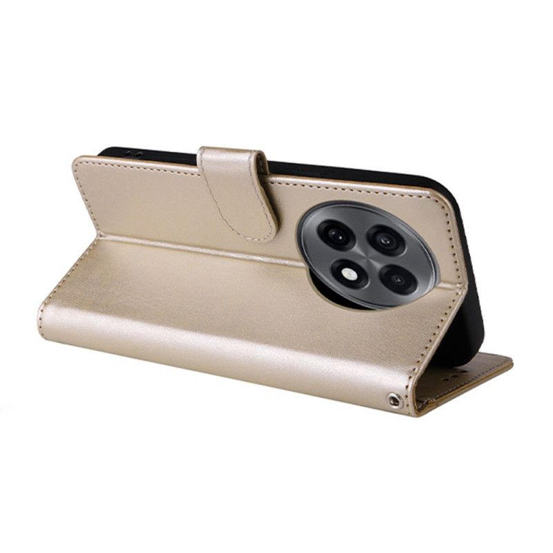 Læder Cover Oneplus 13r Telefon Etui Blomsterprint