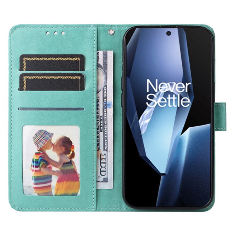 Læder Cover Oneplus 13r Telefon Etui Solsikke