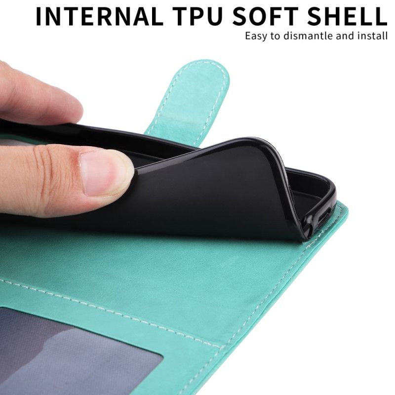 Læder Cover Oneplus 13r Telefon Etui Solsikke