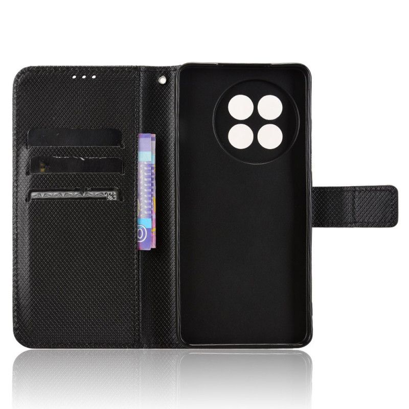 Læder Cover Oneplus 13r Telefon Etui Stroppeprikker