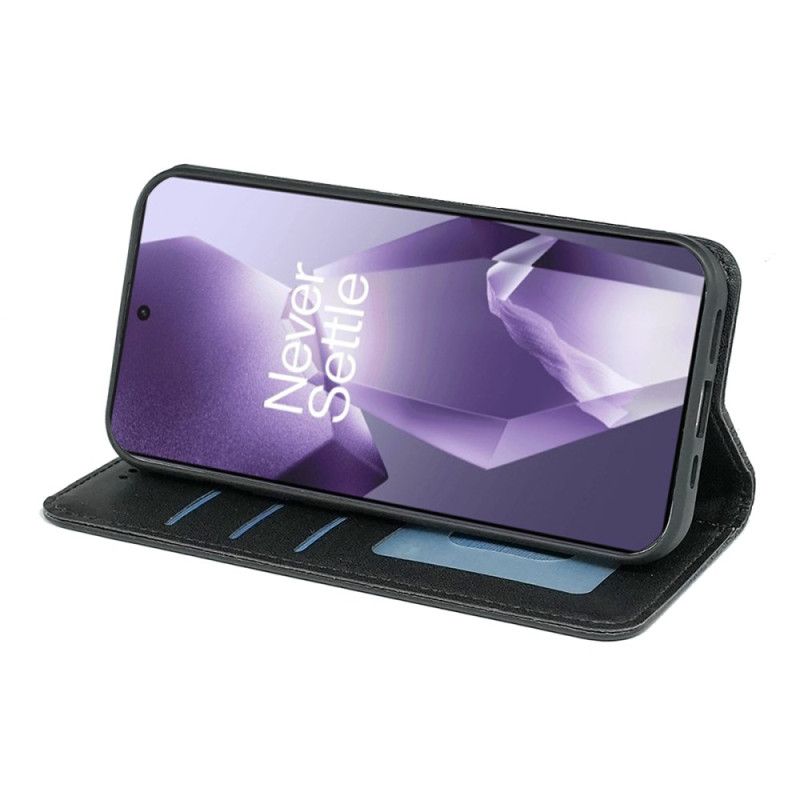 Læder Cover Oneplus 13r Telefon Etui Ternet Mønsterrem