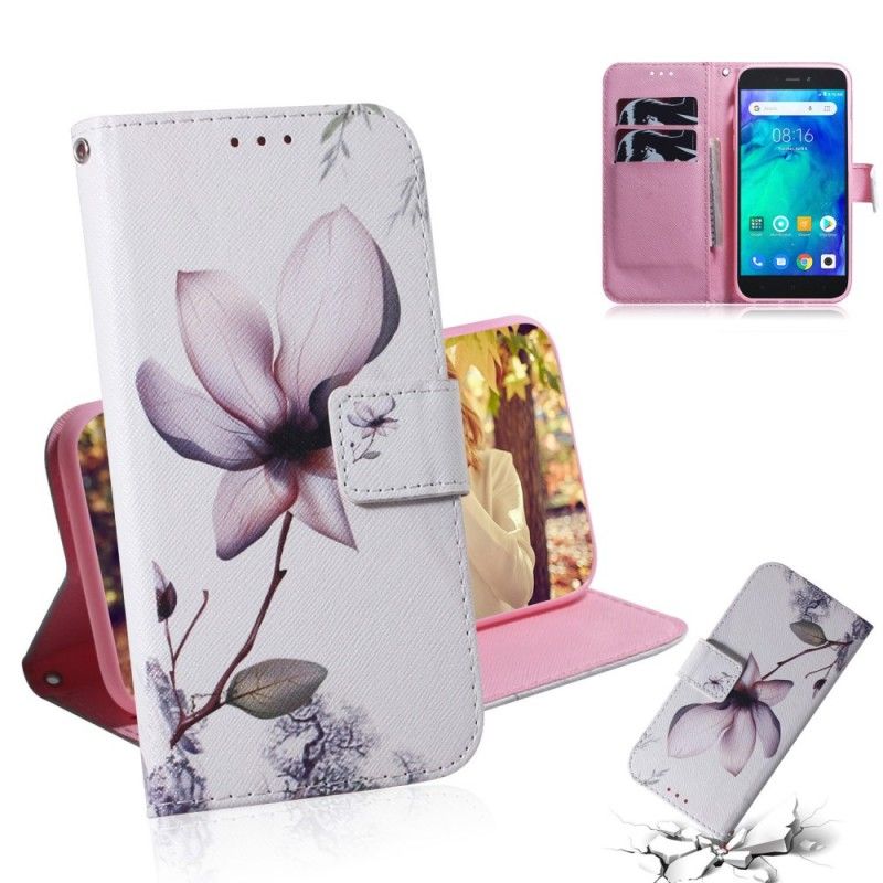 Flip Cover Xiaomi Redmi Go Mobilcover Gammel Rosenblomst