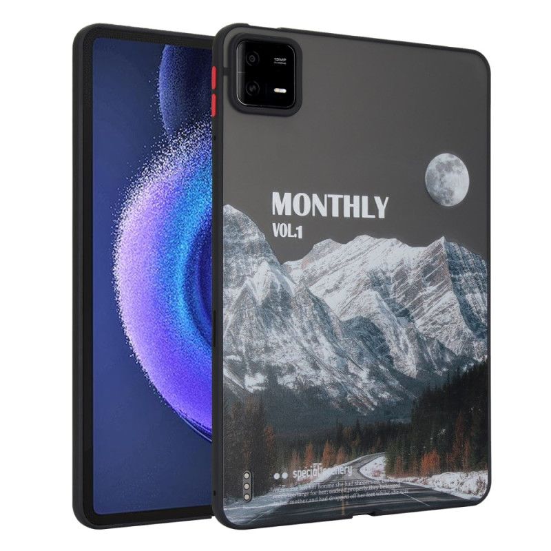 Cover Til Xiaomi Pad 6 Pro Sneklædte Bjerge Og Motorveje