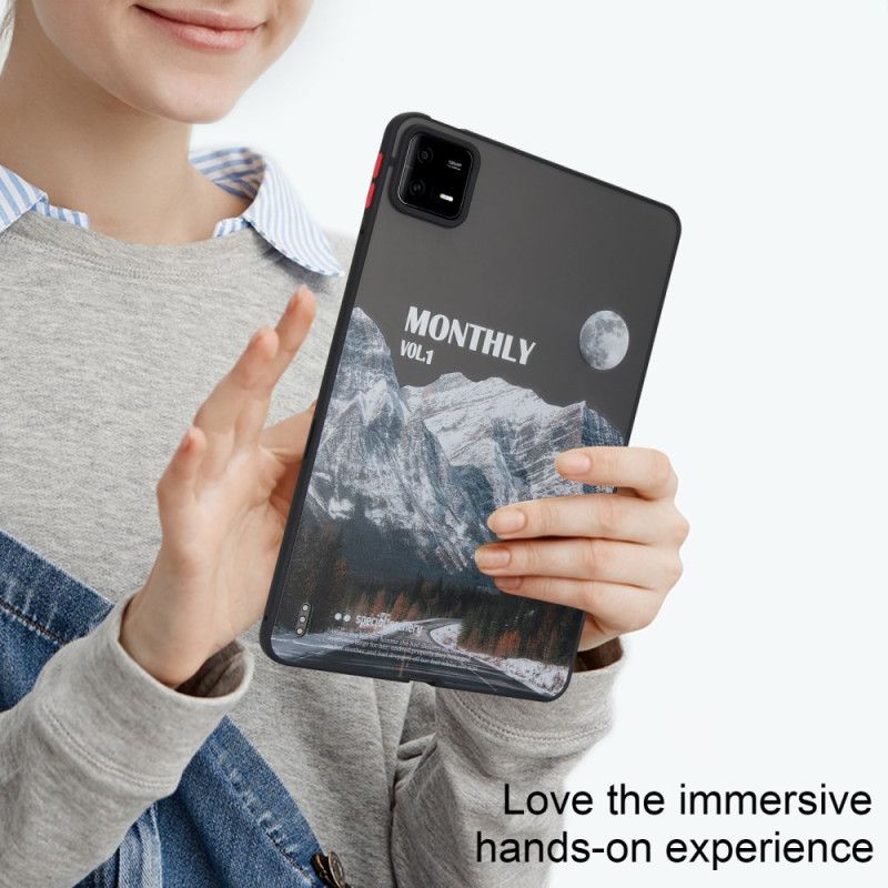 Cover Til Xiaomi Pad 6 Pro Sneklædte Bjerge Og Motorveje