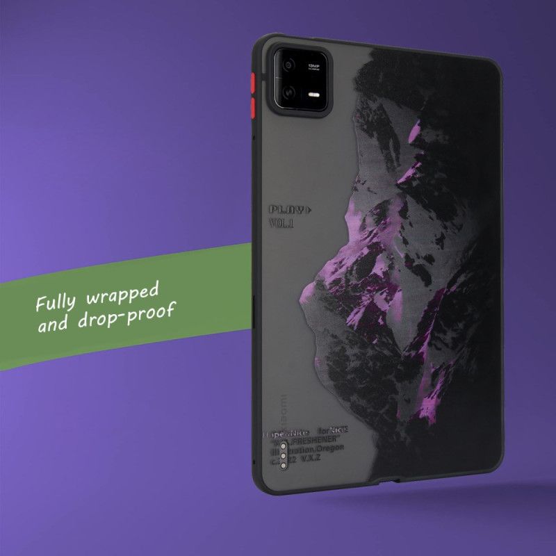 Cover Xiaomi Pad 6 Pro Lilla Sneklædte Bjerge