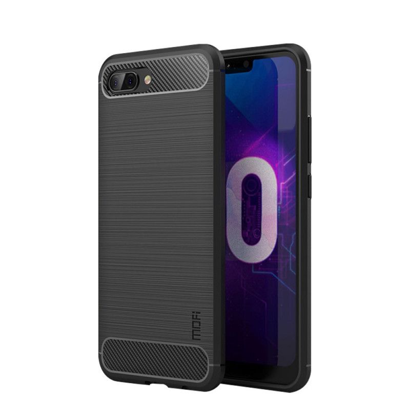 Cover Honor 10 Sort Mobilcover Mofi Børstet Kulfiber