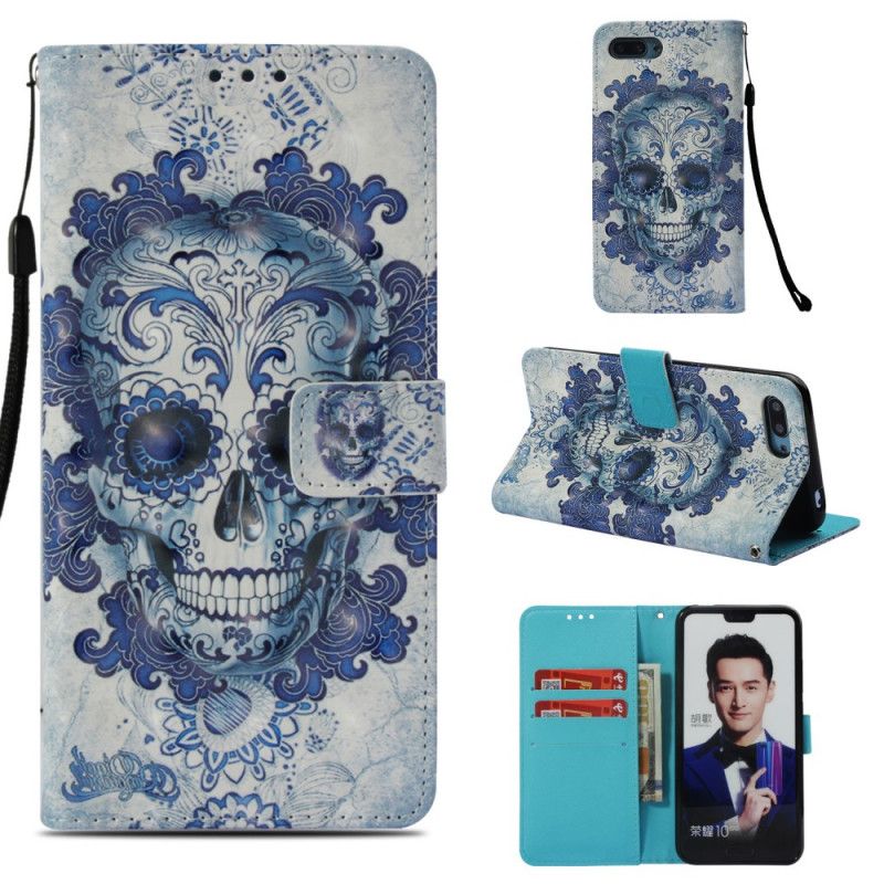 Flip Cover Honor 10 Blå Kranium