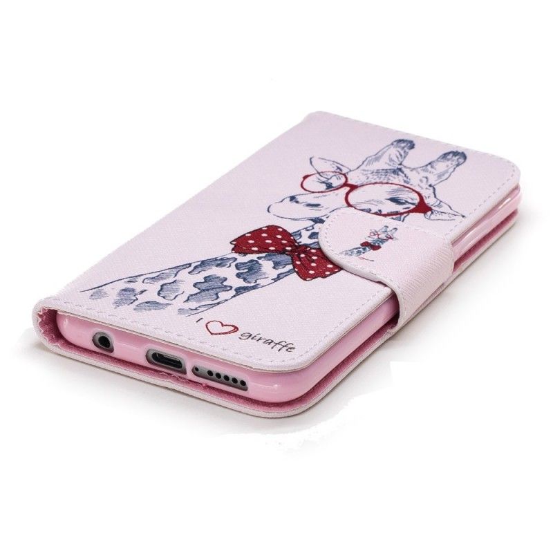 Flip Cover Honor 10 Nørd Giraf