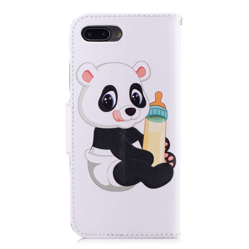 Flip Cover Læder for Honor 10 Baby Panda