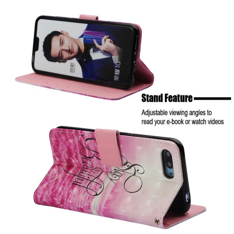 Flip Cover Læder for Honor 10 Bliv Smuk