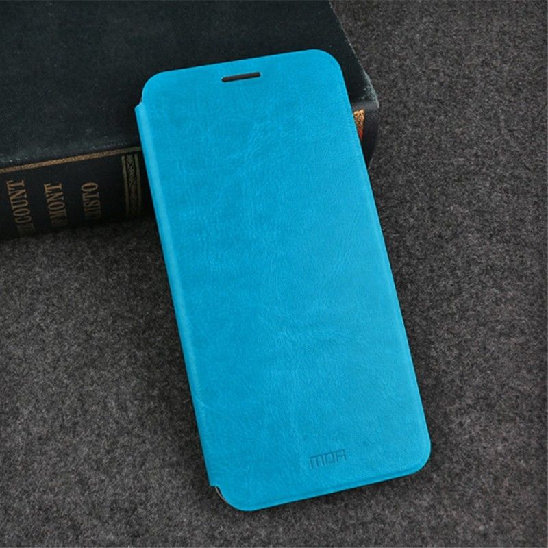 Læder Cover for Honor 10 Magenta Mofi