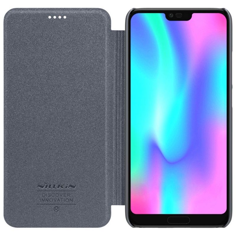 Læder Cover Honor 10 Golden Nillkin