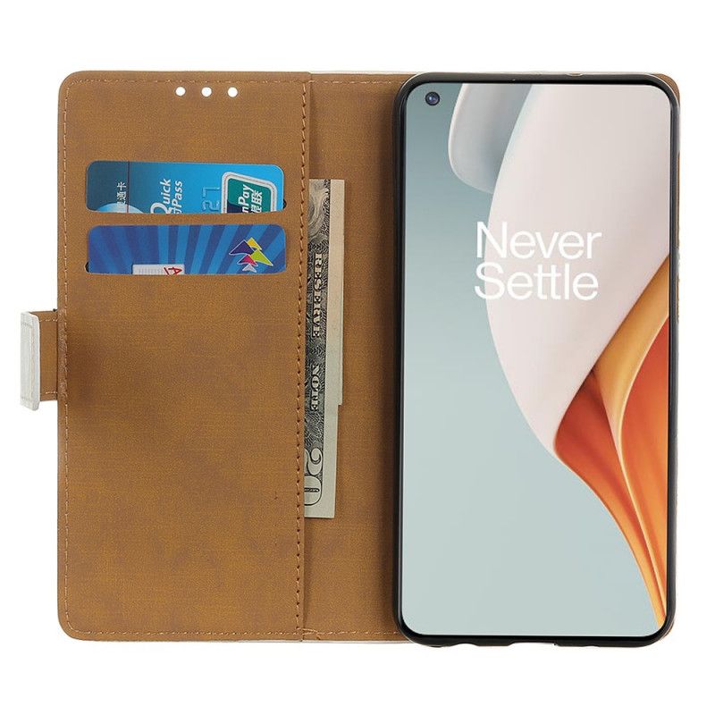 Flip Cover Læder OnePlus Nord N100 Mariehøns