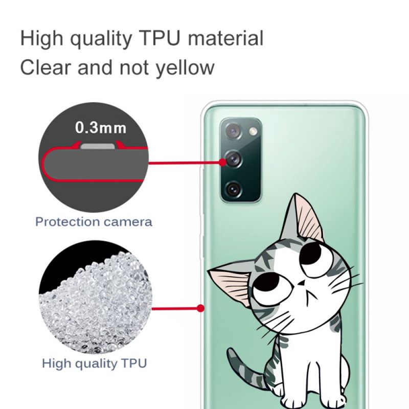 Cover for Samsung Galaxy S20 FE Charmerende Kat