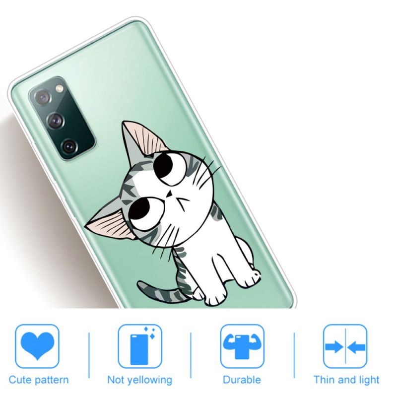 Cover for Samsung Galaxy S20 FE Charmerende Kat