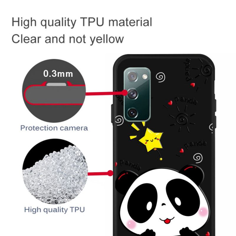 Cover Samsung Galaxy S20 FE Mobilcover Pandastjerne
