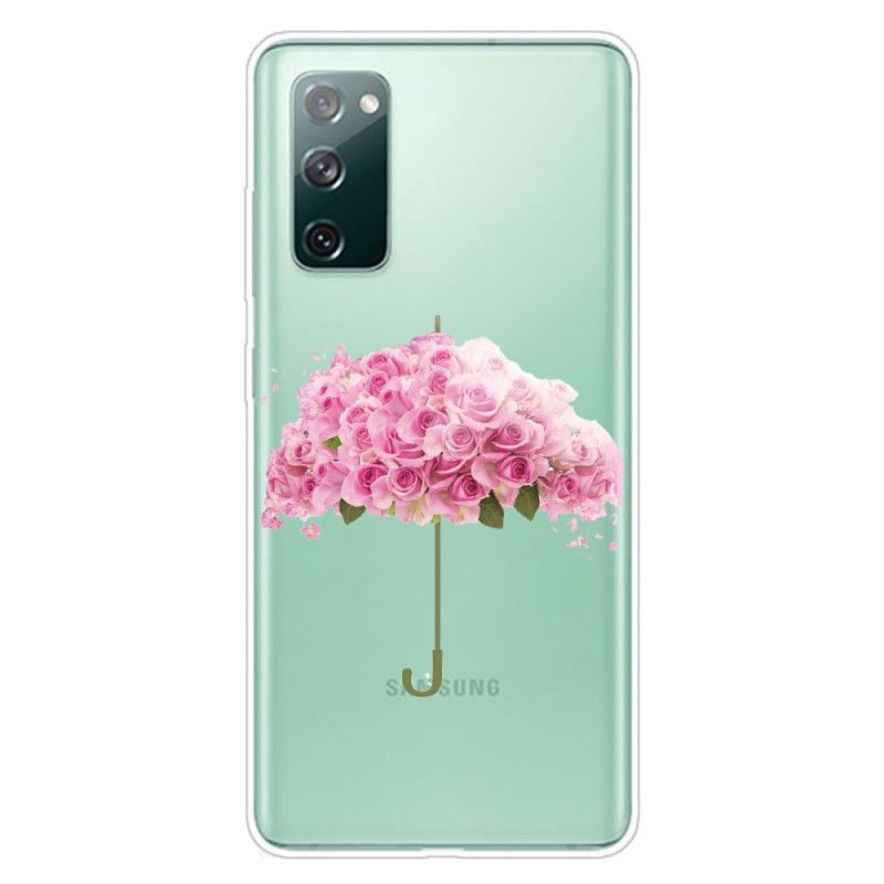 Cover Samsung Galaxy S20 FE Mobilcover Paraply I Roser