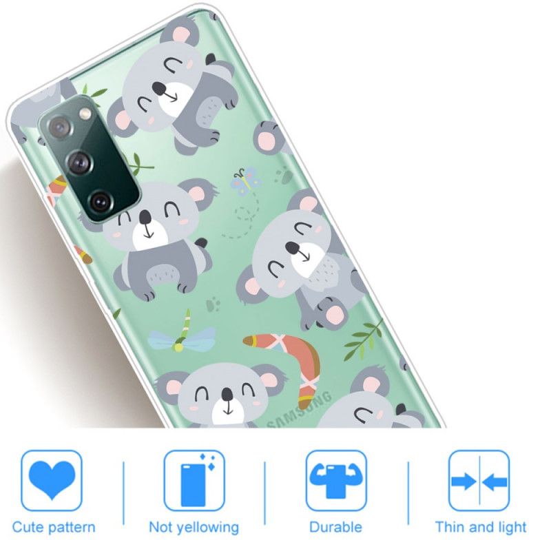 Cover Samsung Galaxy S20 FE Mobilcover Søde Koalaer