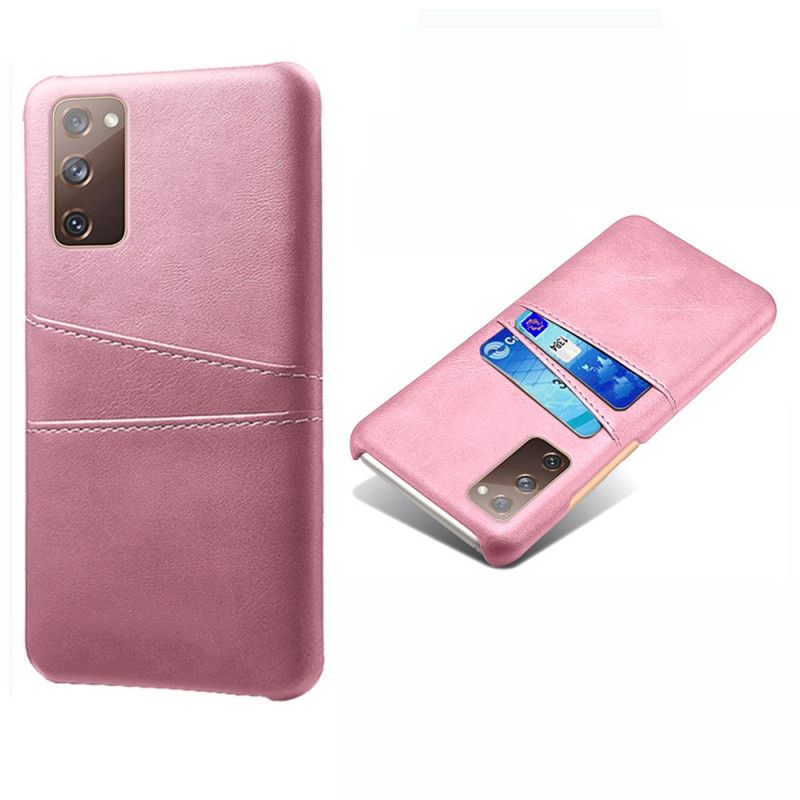 Cover Samsung Galaxy S20 FE Sort Ksq Kortholder