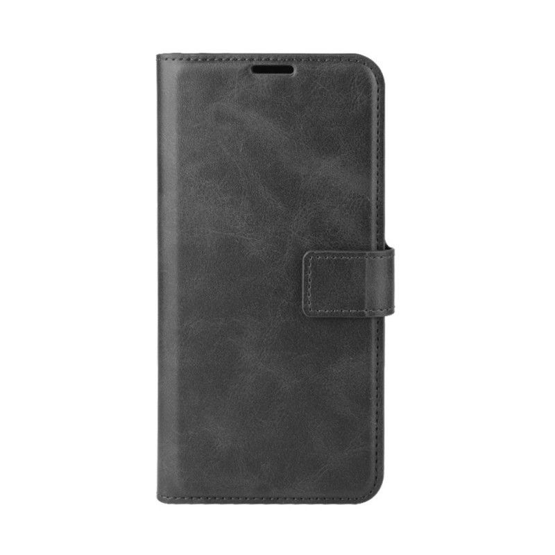 Flip Cover Læder for Samsung Galaxy S20 FE Sort Slankt Imiteret Læder