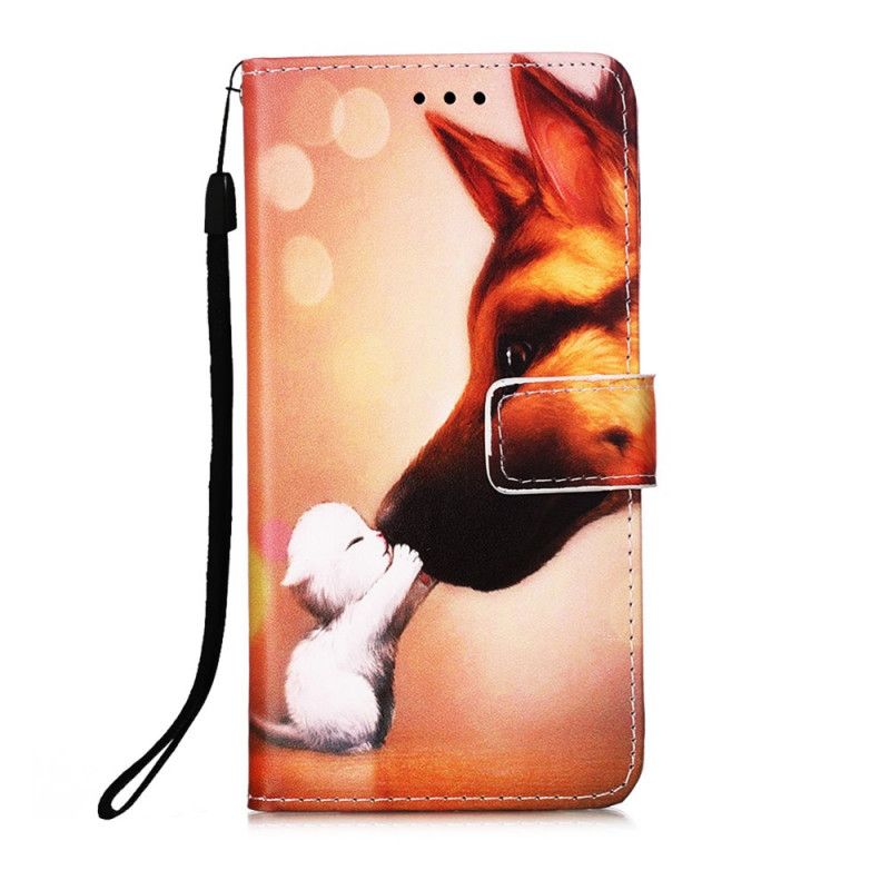 Flip Cover Læder for Samsung Galaxy S20 FE Ven Af Katten Ernest