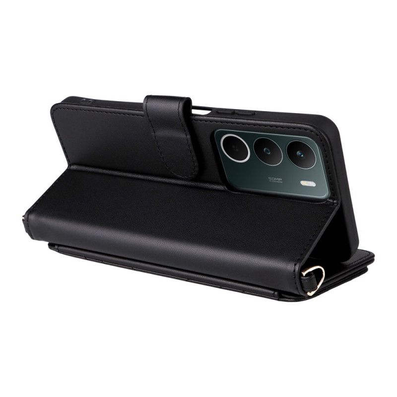 Flip Cover Realme C71 Quiltet Med Skulderrem Og Håndledsrem