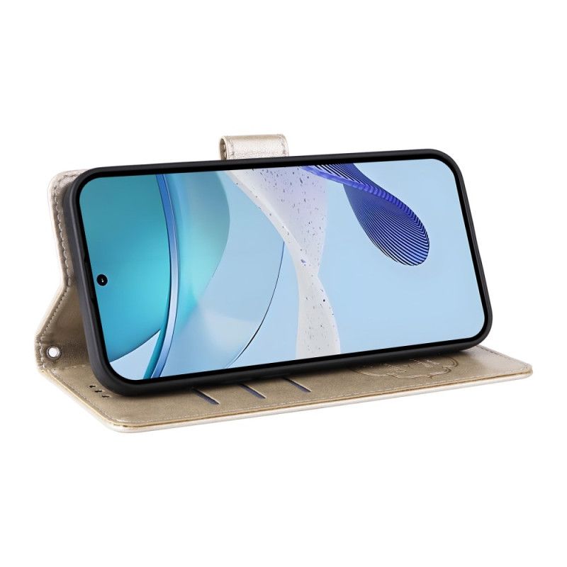 Flip Cover Realme C71 Sommerfugle Og Blomster